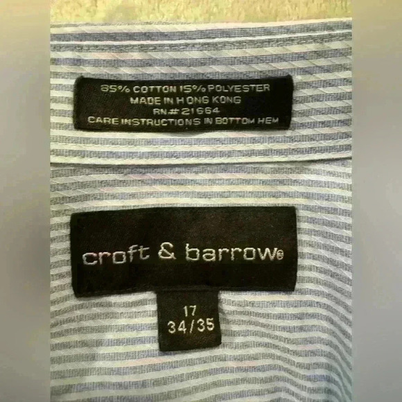 Men’s Croft & Barrow Button Down - Picture 3 of 5